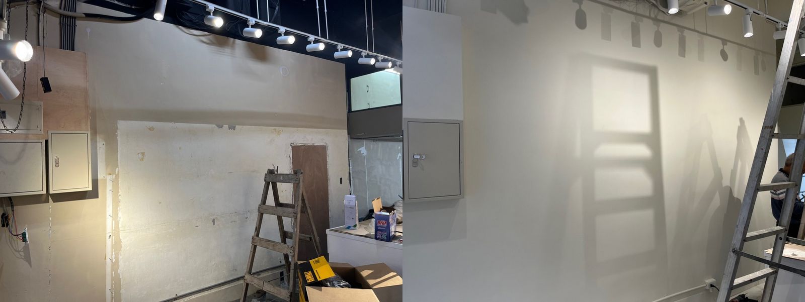 天花板與牆面整體修整